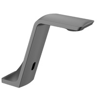 Robinet de lavabo intelligent à induction infrarouge tout en cuivre, à montage sur plan, style moderne et épuré, monocommande, économie d'eau