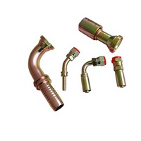Adaptadores de Conexiones Hidráulicas en Oferta, No Corrosivos 45 #   Conexiones de Manguera a Prueba de Fugas de Acero/Acero Inoxidable para Uso en Excavadoras Doosan