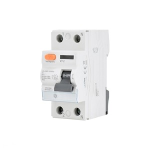 เบรกเกอร์ดิฟเฟอเรนเชียล AC 2 ขั้ว 25A 300mA, ปกป้องวงจรไฟฟ้า, ป้องกันการโอเวอร์โหลดและการรั่วไหล, รับประกันความปลอดภัย - Product Image 1