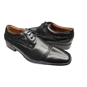 Scarpe eleganti da uomo Vogatti, modello Oxford, in pelle, con lacci, punta tonda, per uso ufficio, taglia 1563 - Product Image 4