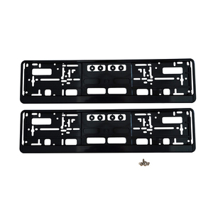 Portamatrículas de Plástico Personalizado de Alta Calidad Tamaño Estándar Europeo con Logotipo Impreso - Product Image 2