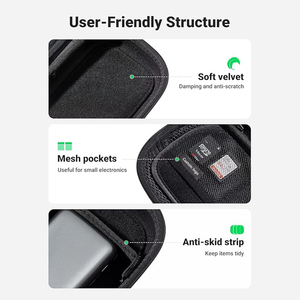 Electronic Organizer Waterproof <b>Storage</b> Bag Travel Essentials with Cable <b>USB</b> Flash Drive Charger External Battery Memory Card - Product Image 2