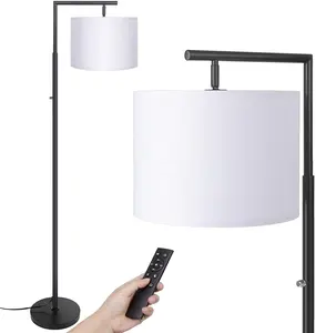 Lámpara Led de pie moderna con Control remoto y rotativo, brillo continuo y temperatura de 4 colores