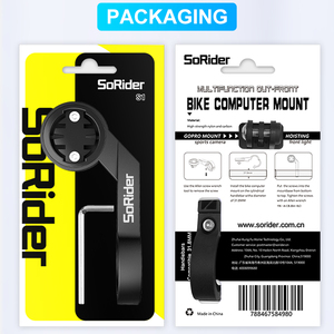 Support de vélo compatible <span class=keywords><strong>Garmin</strong></span> Wahoo pour IGPSPORT CooSpo XOSS, support de compteur de vélo, support de <span class=keywords><strong>capteur</strong></span> avant étendu - Product Image 6