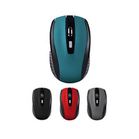 Grosir murah Mouse 2.4G nirkabel dengan USB disesuaikan Logo Mouse kantor untuk bisnis promosi hadiah komputer