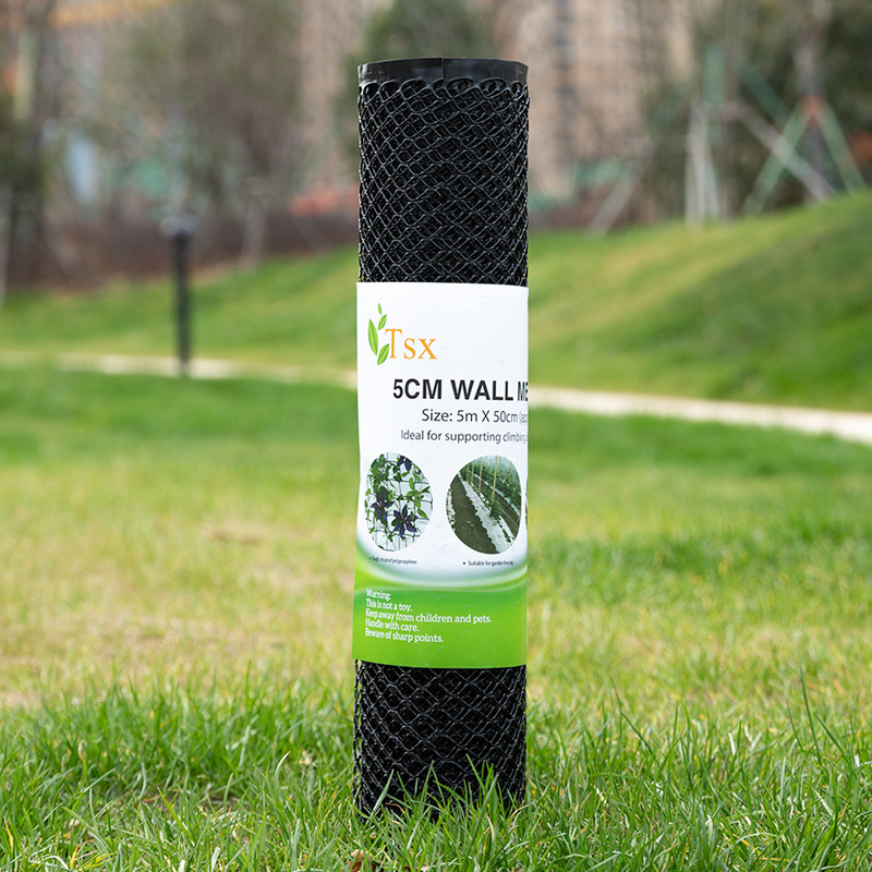 W2 Black 5M Garden Net Poultry Fencing Chicken Wire Frame Animal Cage Fence Floral Netting Plastic Wire Mesh Fence