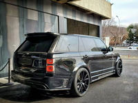 Kit carrosserie en fibre de carbone pour Land Rover Range Rover, style MSY, comprenant pare-chocs avant, jupes latérales, carrosserie large et capot moteur