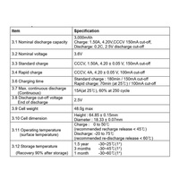 Baterai 18650 INR18650 3000mah 30Q 3.7v Li-Ion Isi Ulang Arus Tinggi 20a Daya Pengosongan Besar