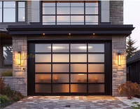 Porte de garage intelligente LONG TAI avec cadre en aluminium, arrêt automatique et sécurité anti-pincement