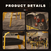 Offre Spéciale à la mode Style industriel Bar meubles ensemble créatif Bistro musique Table chaise pour la maison Bar Gym hôtel salle à manger Barbecue boutique