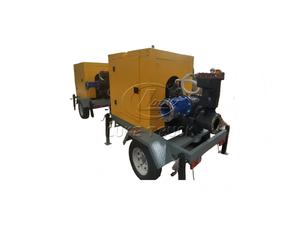 Remolque con Bomba de Succión de Aguas Residuales de 4 Ruedas con Remolque de Lavado a Alta Presión, Equipo Móvil de Limpieza y Succión Personalizado de Fábrica para Exportación - Product Image 1