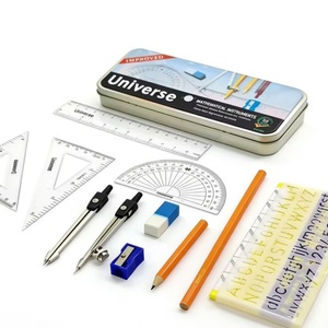 Hot Sale 13PCS Student Geometry Compass Divider Math Set for School Math Learning Education Essential Student <b>Drawing</b> Math Set - Product Image 4