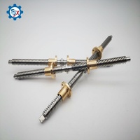 Retrofit Sekrup Trapesium Kustom untuk Mesin Lama - Ganti Bagian yang Rusak, Batang Sekrup Acme yang Rusak, Material Aluminium yang Dimesin CNC
