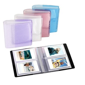 Venta al por mayor 2x3 <span class=keywords><strong>Mini</strong></span> álbum de fotos con 64 bolsillos Glitter Clear PVC Card Binder para <span class=keywords><strong>Instax</strong></span> <span class=keywords><strong>Mini</strong></span> Film - Product Image 3