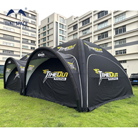 Tente gonflable personnalisée pour événements promotionnels en extérieur, tente publicitaire pour équipe de rallye, gazebo gonflable portable pour équipe sportive
