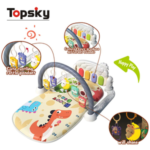 Manta <span class=keywords><strong>de</strong></span> juego <span class=keywords><strong>de</strong></span> gimnasio para actividades sensoriales tempranas para bebés con estante <span class=keywords><strong>de</strong></span> Fitness, <span class=keywords><strong>desarrollo</strong></span> <span class=keywords><strong>de</strong></span> Motor, alfombrilla <span class=keywords><strong>de</strong></span> juego para bebés, Piano con juguetes <span class=keywords><strong>de</strong></span> sonajero <span class=keywords><strong>de</strong></span> animales - Product Image 2
