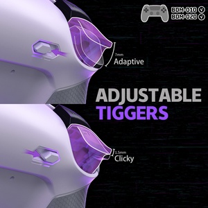 Remappable RISE Plus MAX Back Paddles Kit with Click Trigger Stops & Rubberized <b>Grip</b> for PS5 <b>Controller</b> BDM-010/020 - Product Image 6