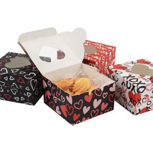 Caja de Papel Transparente con Forma de Corazón para Regalos, Dulces, Chocolates, Embalaje para el Día de San Valentín, Regalo Empresarial - Product Image 3