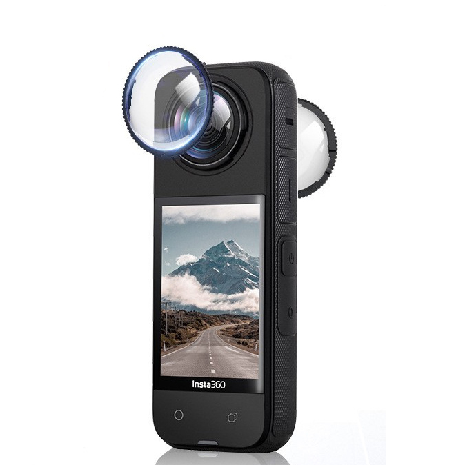 Lens Guards Cap for Insta360 X4 Plastics/Tempered Glass Lens Cover Rotating Protector for Insta 360 X4 Camera Accessories