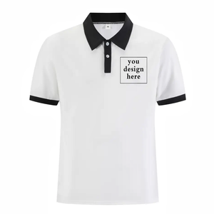 Nouveau design, chemises de golf respirantes et solides pour hommes, en coton, vente chaude, élégantes, service OEM, haute qualité pour le port quotidien - Product Image 1