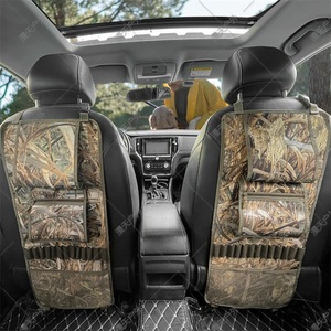 Camouflage Car <b>Seat</b> Back Hunting <b>Storage</b> Bag With Gun Rack And Ammo Pockets For Outdoor Use - Product Image 3