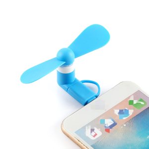 Bán Buôn Giá Mạnh Mẽ Mini Điện Thoại Fan Hâm Mộ 3 Trong 1 Fan Hâm Mộ Tương Thích Với Iphone, Ipad, Android Điện Thoại Thông Minh, Máy Tính Bảng USB Loại C - Product Image 1