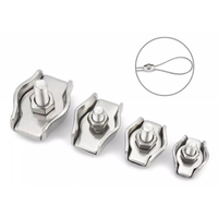 Drahtseil griffe aus Edelstahl Marine Simplex /Duplex-Drahtseil klemmen Kabel klemmen für Rigging