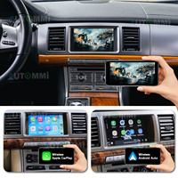 Module décodeur sans fil Apple CarPlay Android Auto pour mise à niveau de l'écran d'origine des voitures Jaguar XF X250 Denso à écran tactile (2008-2011)