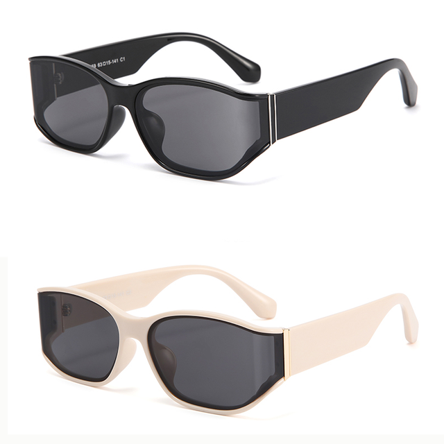 Fashion Design New Unisex Trending Sunglasses Luxury Large-frame Stylish High Quality Designer Sunglasses with Curved Sides