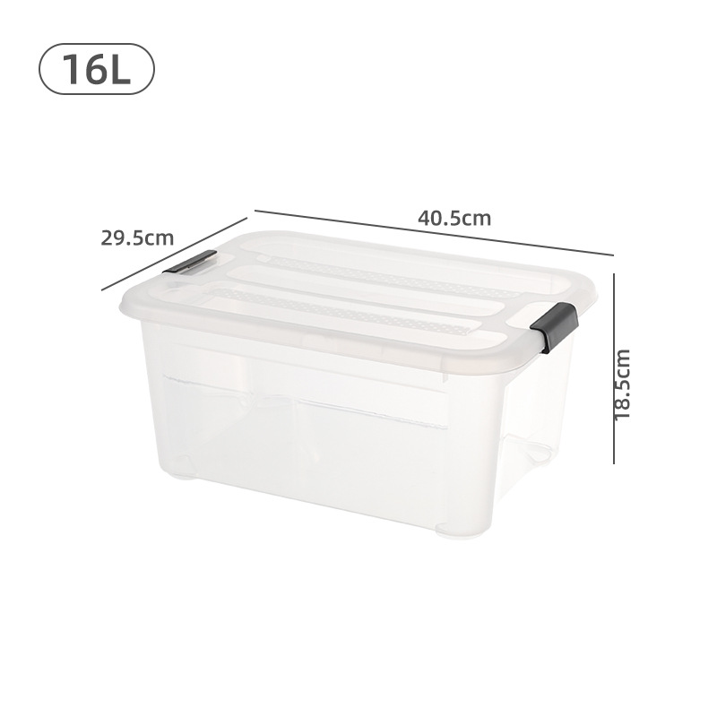 Transparent 40.5*29.5*18.5 (15L, item number 703)