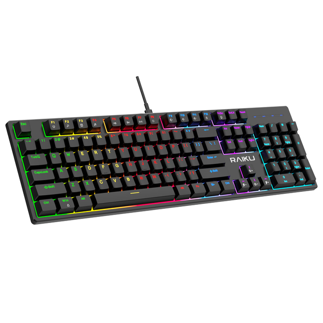 Customized 104 Keys Wired Outemu Mechanical Gaming Keyboard with LEB Backlight for PC & Laptop Gamers