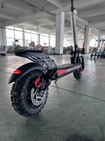 Scooter Eléctrico Todoterreno de 11 Pulgadas, Plegable, de Aleación de Aluminio, con Frenos de Disco Dobles y Suspensión Delantera/Trasera, Scooter Eléctrico para Adultos M1