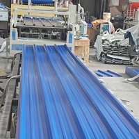 Tôle de Toiture Métallique Ondulée Galvanisée Anti-Corrosion, Plaque d'Acier Ondulée Revêtue de Zinc, Matériaux de Construction en Gros