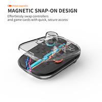 Étui de rangement transparent antichoc pour Nintendo Switch 2 Joy-Con porte-carte de jeu coque accessoires de jeu