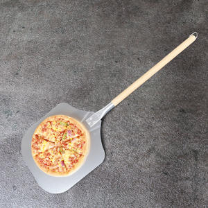 Pelle à pizza en bois, spatule antiadhésive, outils de pâtisserie, coupe-gâteau, accessoires de pâtisserie à long manche - Product Image 2