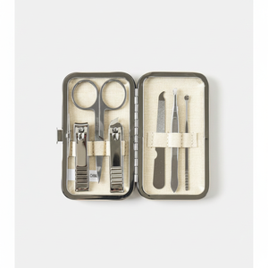 Professional 6-Piece <b>Nail</b> Care Set Stainless Steel Manicure Pedicure Tools Including Clippers Cuticle Nipper File Tweezer Made - Product Image 2