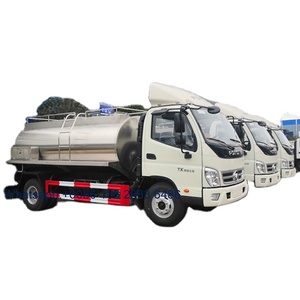 Foton <strong>Food</strong> <strong>Grade</strong> Milk <strong>Tanker</strong> Truck with 304 Stainless Steel <strong>Tanker</strong> - Product Image 1