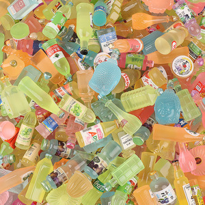 Miniatura de Botella de Vino para Catering, Accesorios de Joyería DIY, Adorno de Resina para Carcasas de Teléfono Móvil, Dije Acrílico con Forma de Garra de Gato - Product Image 4