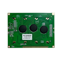 WG12864A-TMI-V # Module d'affichage graphique LCD bleu N 128*64 STN avec rétroéclairage LED blanc intégré à tension négative, affichage graphique industriel