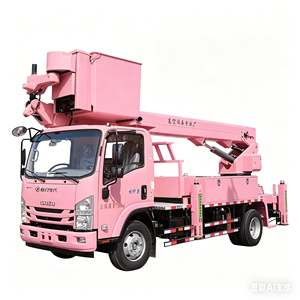 Camión con Plataforma de Trabajo Aérea FAW, Elevador Telescópico con Cesta para Mantenimiento Municipal - Product Image 1