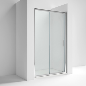 Bandeja rectangular impermeable Puerta corredera Cabina <span class=keywords><strong>de</strong></span> <span class=keywords><strong>ducha</strong></span> Vidrio templado <span class=keywords><strong>de</strong></span> 8mm <span class=keywords><strong>de</strong></span> espesor con aluminio transparente ABS para uso doméstico - Product Image 1