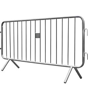 원격 발을 가진 아연 도금 강철 보안 울타리 군중 제어 장벽 진입문 임시 주차 안전 철망 장벽 - Product Image 1