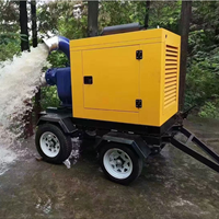 Pompe mobile haute pression à auto-aspiration, 500/1 000 centimètres, pour la prévention des inondations et le drainage municipal