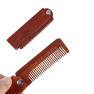 Peigne pliable promotionnel antistatique avec impression de logo, minimaliste, pratique et durable pour les magasins de produits en bois - Product Image 1