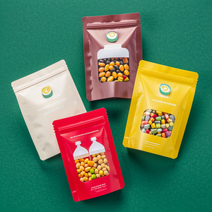 Custom Gravure Printed Recyclable Matte Smell Proof Small Heat <b>Sealing</b> Animal Food Stand up Pouch with Zipper Mylar <b>Bag</b> - Product Image 1