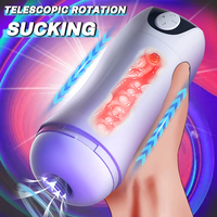 Vibrator Männlicher Masturbationsbecher Sexmaschine Penis-Massagegerät mit Heizfunktion Saugender Realistischer Vagina-Becher Automatisches Erwachsenenprodukt