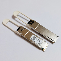 Modul Transceiver Optik QSFP-100G-ZR4-S 100GBASE-ZR4 QSFP28 100G 1310nm 80km Duplex Dual LC SMF Fiber Optik Garansi 3 Tahun