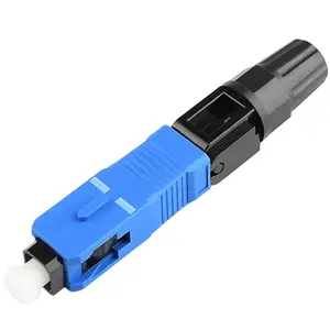 55mm 60mm FTTH Optical Fiber Quick Connector Single Mode Fiber Optic SC APC UPC Fast Connector