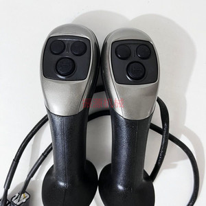 Palanca de control hidráulico eléctrico para excavadora, 4 botones, control remoto universal para maquinaria de excavación - Product Image 1