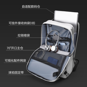 Sac à dos Taxunzhe Zeus Z 20L résistant à l'eau, respirant, pour moto et ordinateur - Product Image 3